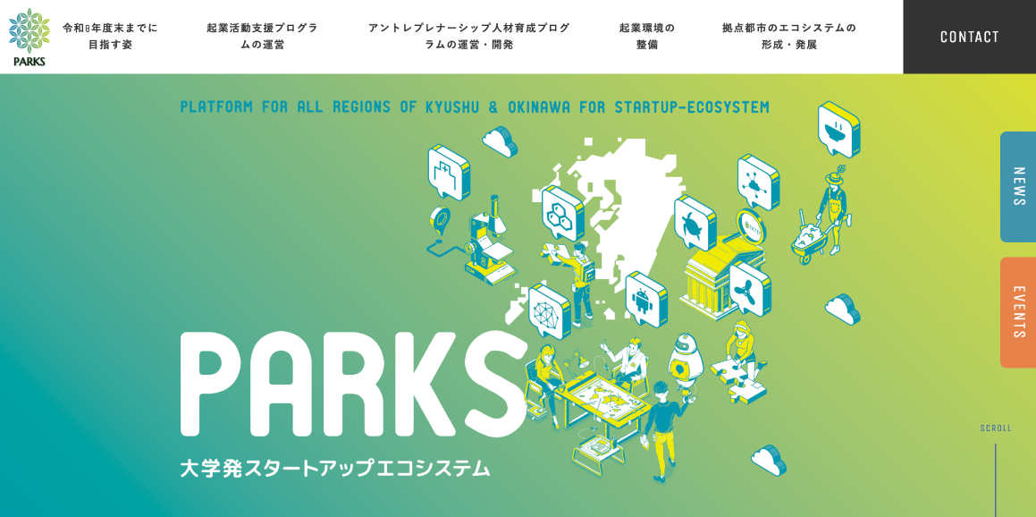 PARKS（Platform for All Regions of Kyushu ＆ Okinawa for Startup－ecosystem）